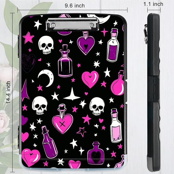 Purple Heart Wishing Bottle Clipboard - Image 3