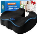 BlissTrends Seat Cushion with Velvet Cover, Thick Memory Foam Cushions by BlissTrends
