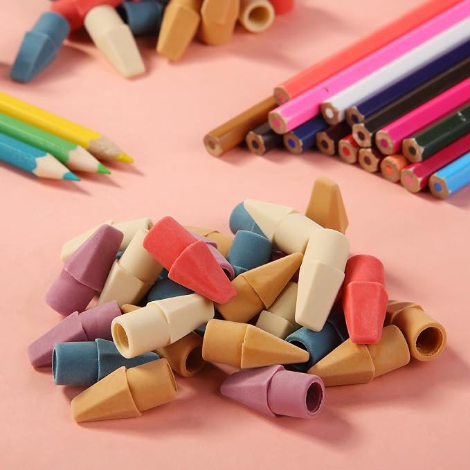 Mr. Pen- Pencil Erasers Toppers, 120 Pack, Latex Free, No Smudge | Mr Pen - Image 6