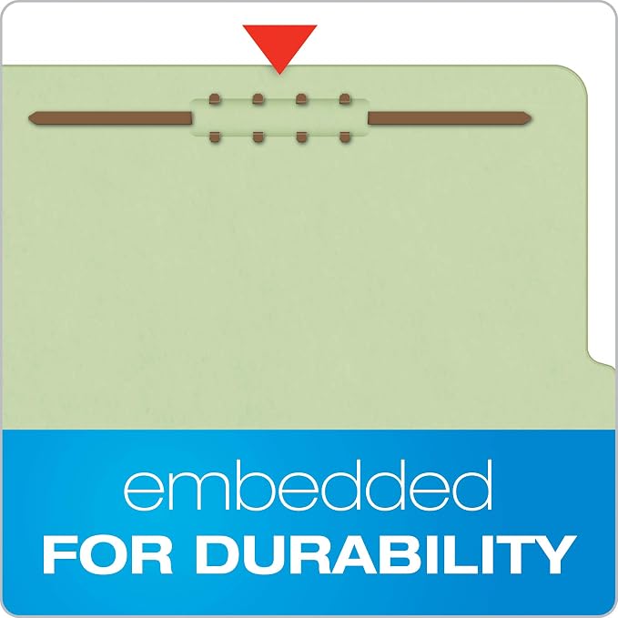 Pendaflex Recycled Classification File Folders, 2 Dividers, 2/5 Tab Cut - Image 3