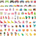 90pcs 3D Cute Kids Erasers, Random Desktop Pet Toys Gifts, Classroom Rewards by CLOCKKING