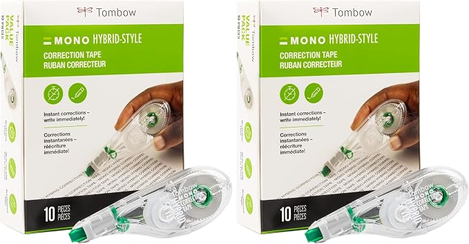 Tombow 68721 MONO Hybrid Correction Tape. Easy To Use Applicator by Tombow