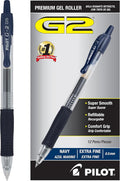 Pilot G2 Premium Refillable and Retractable Rolling Ball Gel Pens, Extra Fine by PilotCorporationofAmerica