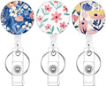 BESARME 3 Pack Badge Reels Retractable Badge Clip by BESARME