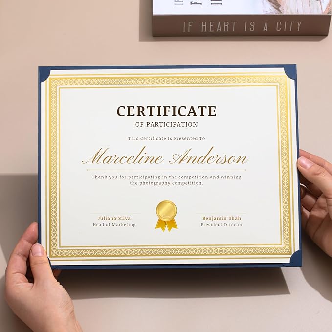 75 Pack Single Sided Certificate Holders - Image 2