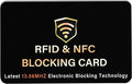 SaiTech IT RFID Blocking Card, One Card Protects Entire Wallet Purse, NFC by SaiTechIT