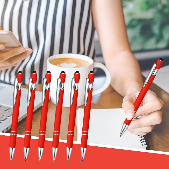 6 Pcs Blue Ink Ballpoint Pen - Image 5