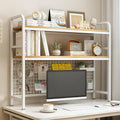 IOTXY 2-Tier Desktop Hutch Bookshelf by IOTXY