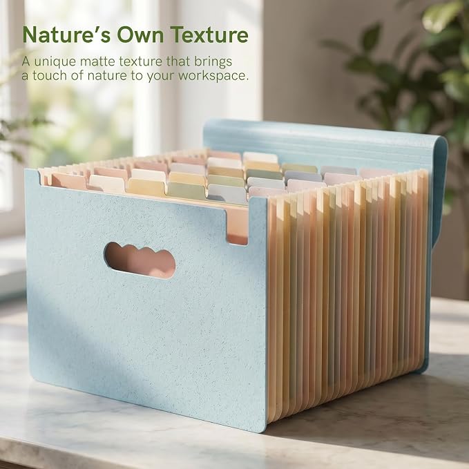 ABC life 26 Pockets Accordion File Organizer, High Capacity Expanding File - Image 3