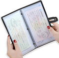 Leather Receipt Organizer, Portable Receipt Holder by Romozi