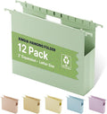 XINGIA Plastic Hanging File Folders Letter Size, 12 Pack 2" Expansion Extra by Unknown