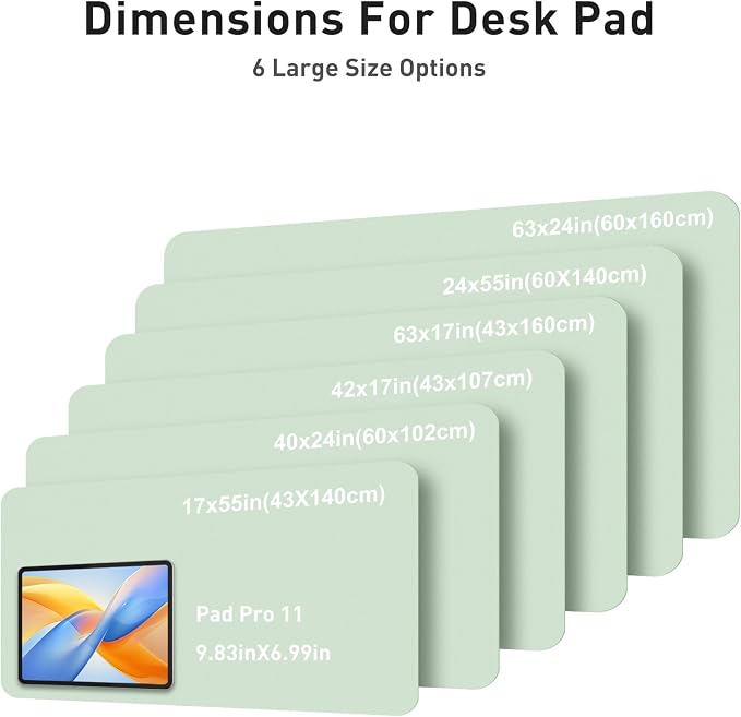 Aothia Faux Leather Desk Mat - Image 5