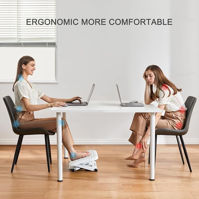 HUANUO Adjustable Desk Footrest, Foot Rest - Image 4