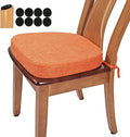 BUYUE Thickened 2.5" Friendly Woven Fabric Dining Chair Cushion, U-Shape High by BUYUE