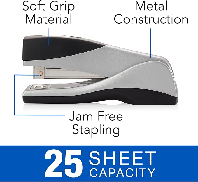 Swingline Stapler, Jam Free, Optima Grip Compact Size, Ergonomic Cushion - Image 4