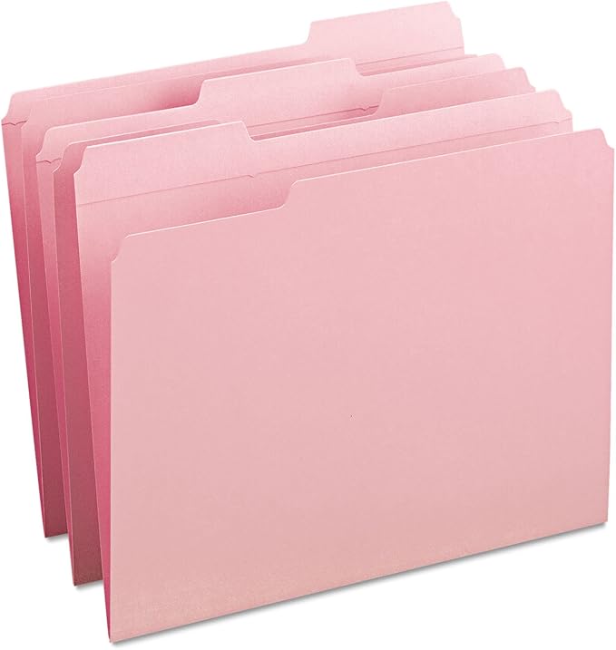 Smead File Folder, Reinforced 1/3-Cut Tab, Letter Size, 100 per Box - Image 3