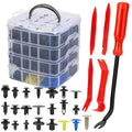 650pcs Push-Type Retainer Clips, Bumper Fender Nylon Rivets of 22 Most Popular by carewal