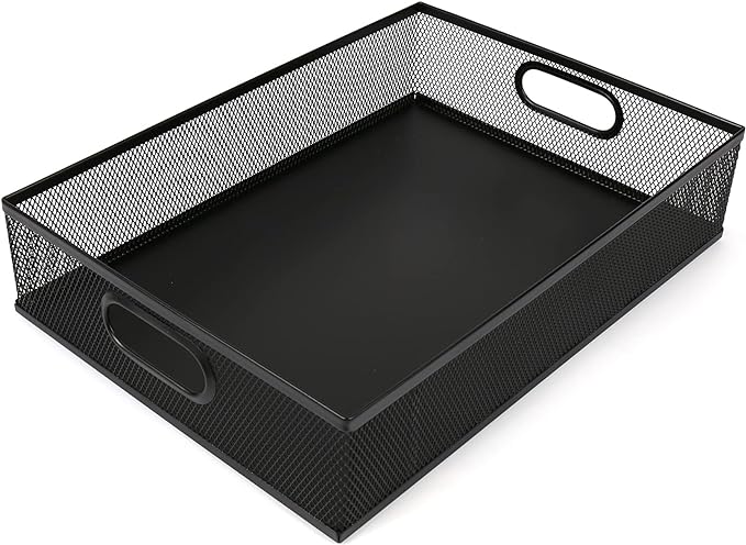 Desk Drawer Organizer, A4 Large Metal Mesh Desk Organizer Tray, Versatile by EsOfficce