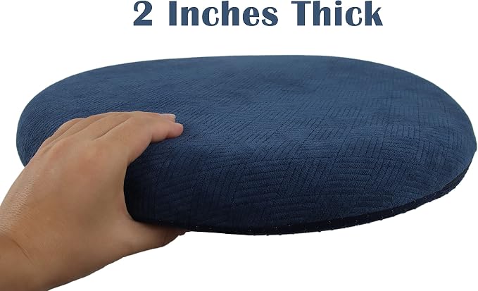 Sigmat Memory Foam Seat Cushion Anti-Slip Soft Round Stool Cushion Chair Pad 20 - Image 9