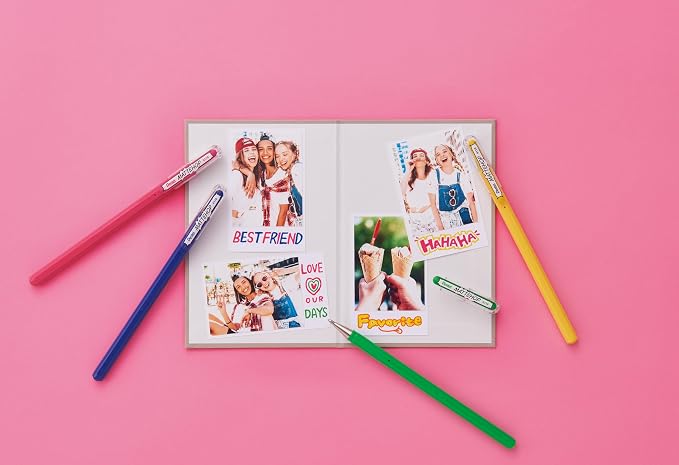 Pentel Matte Hop Sweet Color Ballpoint Pen, 7 Colors, K110-V7STB - Image 7