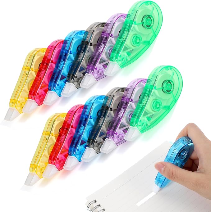 BESARME 12 Pack Correction Tape by BESARME