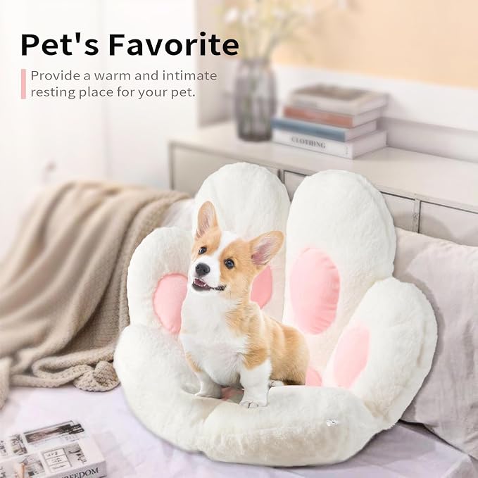 Ditucu Cat Paw Cushion Kawaii Chair Cushions 31.4 x 27.5 inch Cute Stuff Seat - Image 6