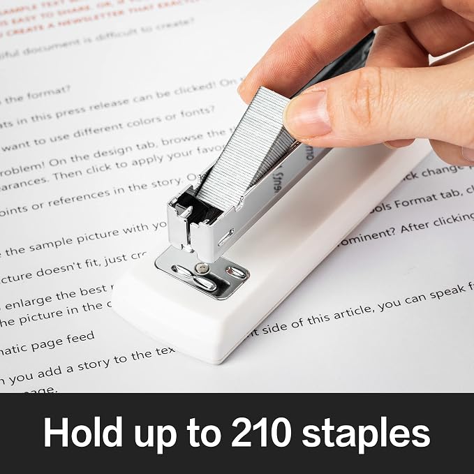 Deli Stapler, Desktop Stapler, 2 Pack, Office Staplers, 25 Sheet Capacity - Image 5
