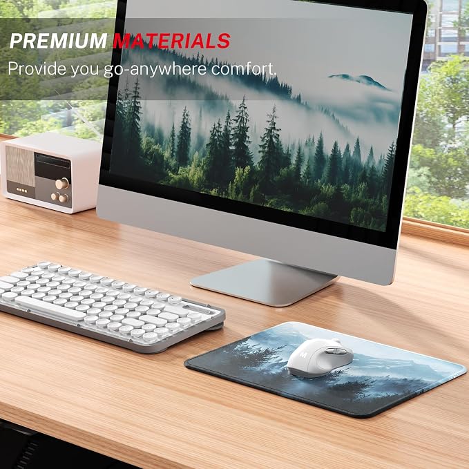 MROCO 3-Pack Mouse Pads, 30% Larger Surface, 8.5 x 11 in, Cloud Forest | - Image 6