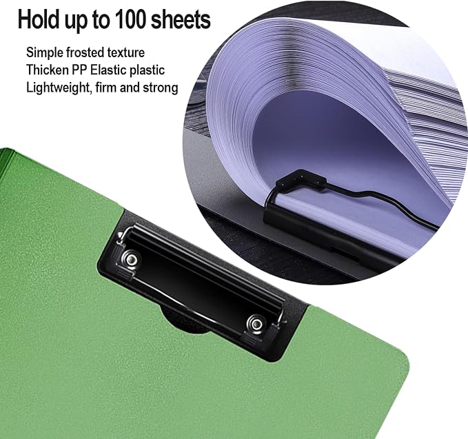 10 Pack Foldable Clipboards, A4 Clipboard Folder, Office Clipboard Folder - Image 5
