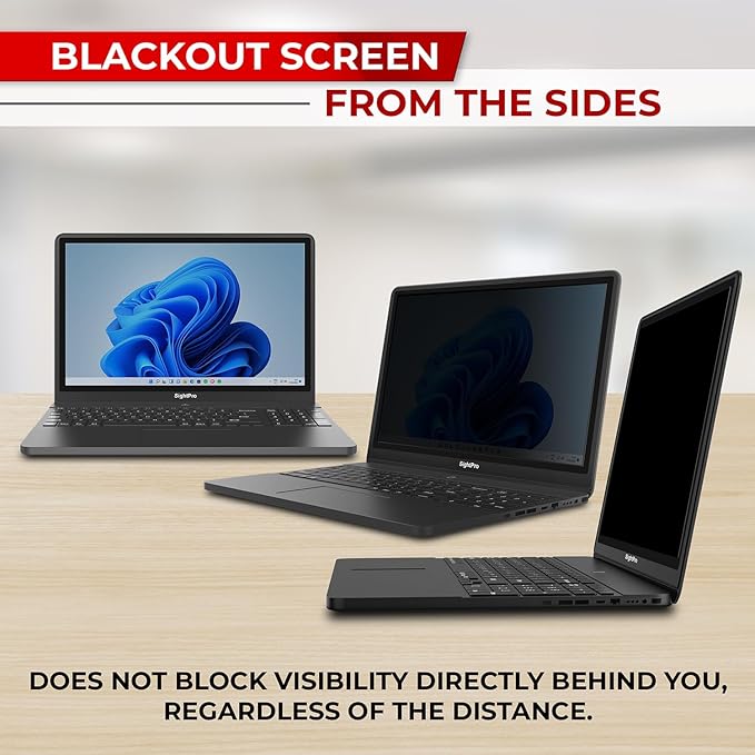SightPro 15.6 Inch 16:9 Laptop Privacy Screen Filter - Image 5