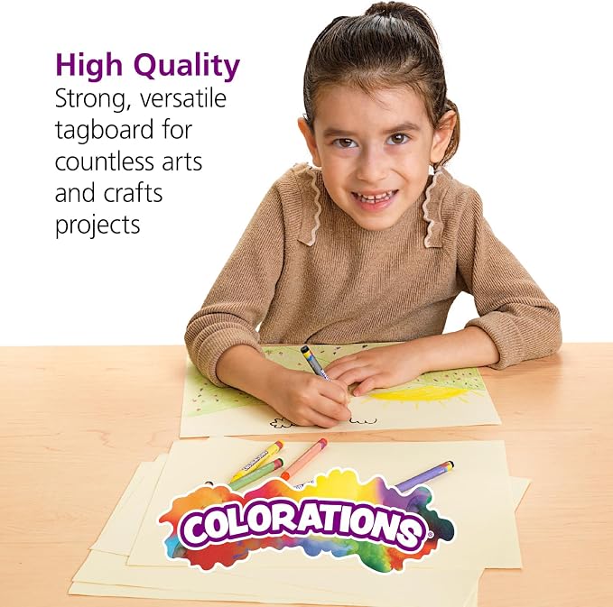 Tagboard - 9" x 12", Specialty Paper, School Art Supplies, Art Supplies - Image 4