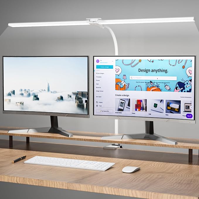 Hensam 31.5in Desk Lamps for Home Office, LED Desk Light by Hensam