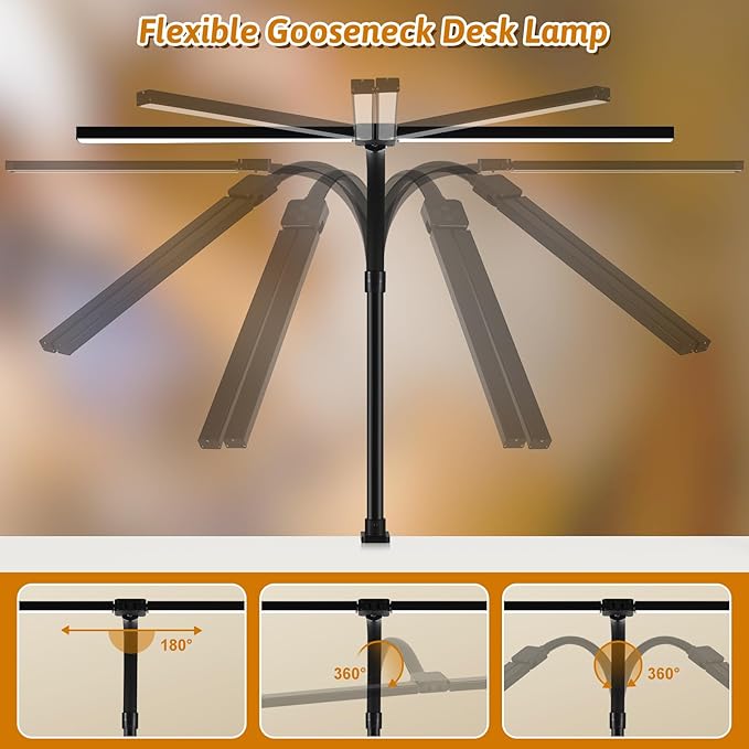 LED Desk Lamp for Office Dorm Home - Image 6
