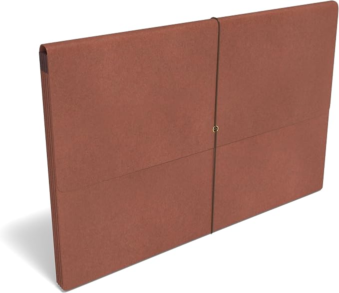 Staples Expanding Wallets, Letter Size, 3.5‑Inch Expansion, Durable Brown - Image 3