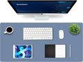 K KNODEL Large Office Leather Desk Mat, Mouse and Keyboard Pad, Computer and by K+KNODEL