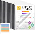 Utron 12 Pack Report Covers, 70 Sheet Capacity Presentation Folders, Report by Utron