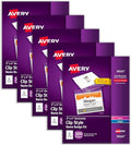 Avery Customizable Name Badges, Clip Style, 100 per Pack, 500 Total by Avery