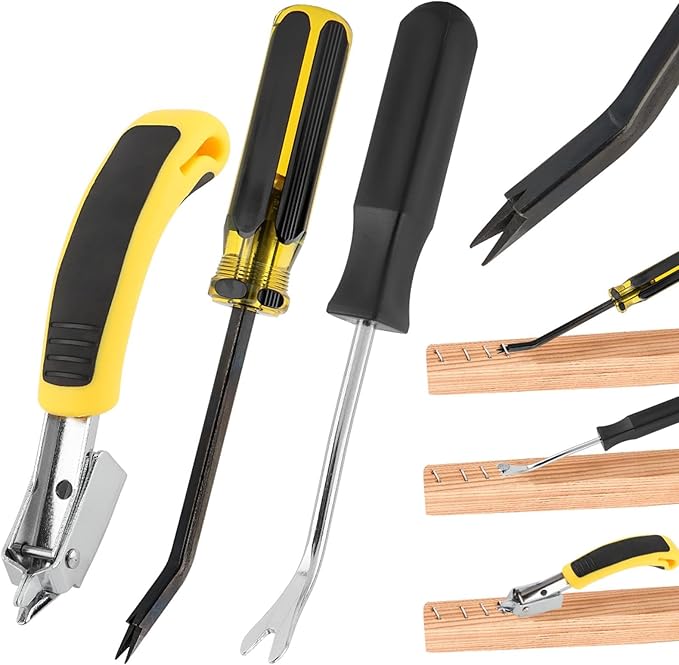3PCS Heavy Duty Construction Staple Remover by Unknown
