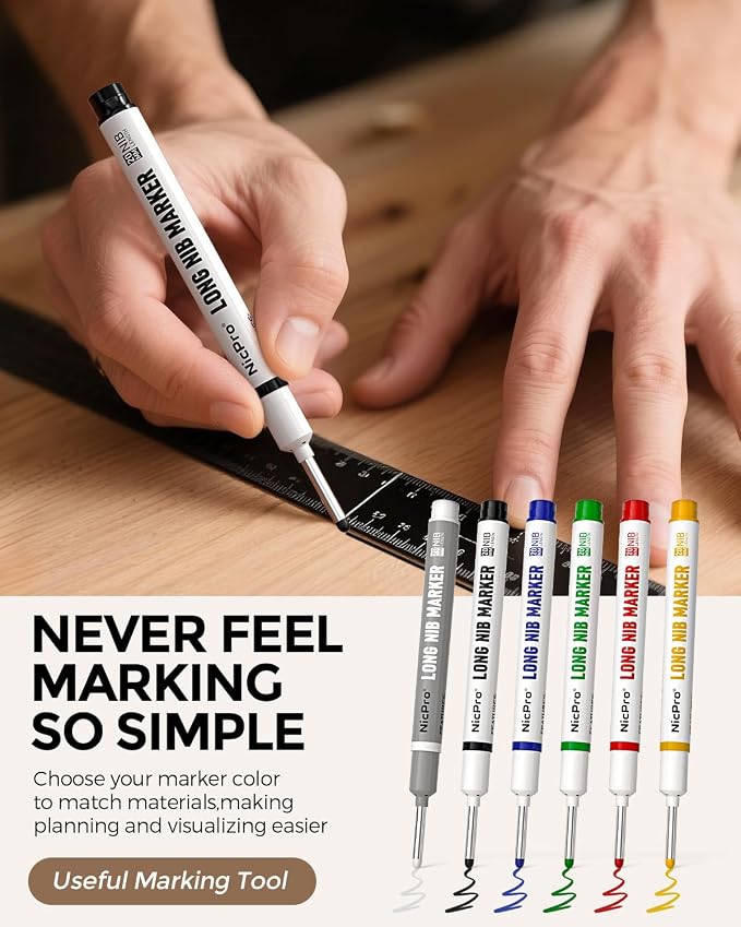 Nicpro 42Pack Carpenter Pencil - Image 4