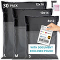 Shipping Bags with Label Pouch by Emballax