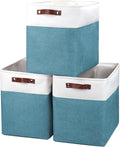 Bagnizer Large Fabric Storage Baskets | 50L Storage Bins, Decorative Linen by Bagnizer
