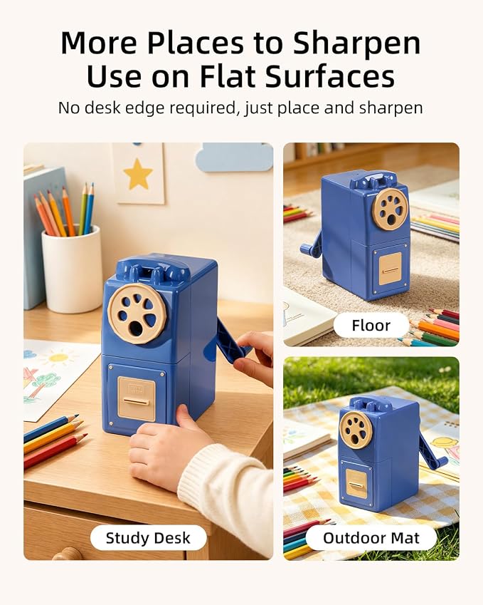 ZMOL Manual Hand Crank Pencil Sharpener - Image 9