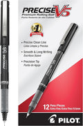 Pilot Precise V5 Rollerball Pens, Extra Fine Point 0.5 mm Black Pens, by PilotCorporationofAmerica