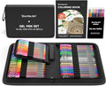 Shuttle Art Gel Pens, 120 Pack Gel Pen Set 60 Colored Gel Pen by ShuttleArt