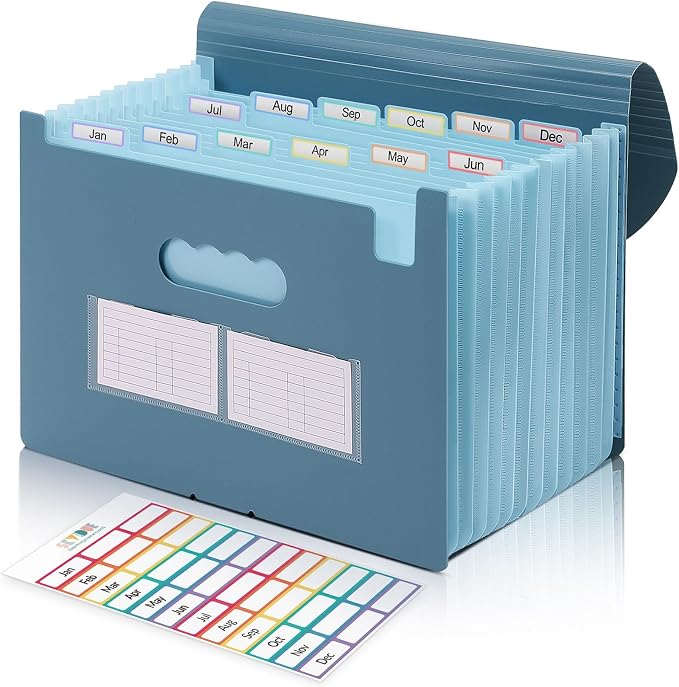 SKYDUE Accordion File Organizer, Expanding File Folder by SKYDUE
