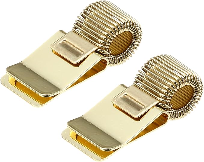 PATIKIL 2Pcs Metal Pen Clip Holder, Adjustable Loop Pen Pencil Organizer by PATIKIL