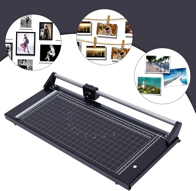 24 Inch Commercial Manual Precision Rotary Paper Trimmer Cutter, Heavy Duty - Image 4