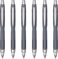 Uni-Ball Jetstream RT Ballpoint Pen, Fine Point, Indigo Barrel, 6 Pens by uni-ball