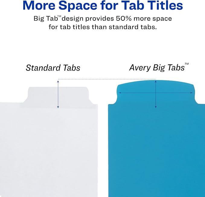 Avery® Durable Write-On Plastic Dividers - Image 3