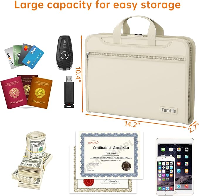 Fireproof Accordion File Organizer - Image 5